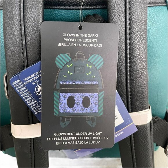 Disney Loungefly Mickey Mouse Main Attraction Haunted Mansion Mini Backpack main image 9